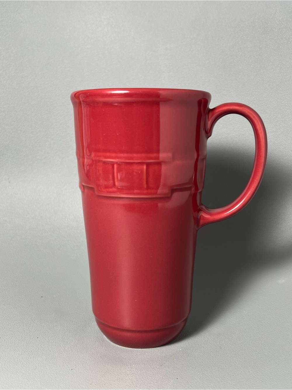 Longaberger Paprika Woven Traditions Tall Mug